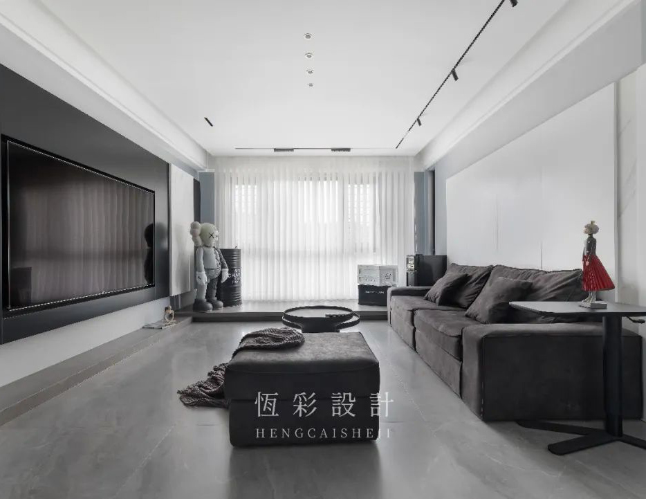 永兴首府128方极简风装修案例